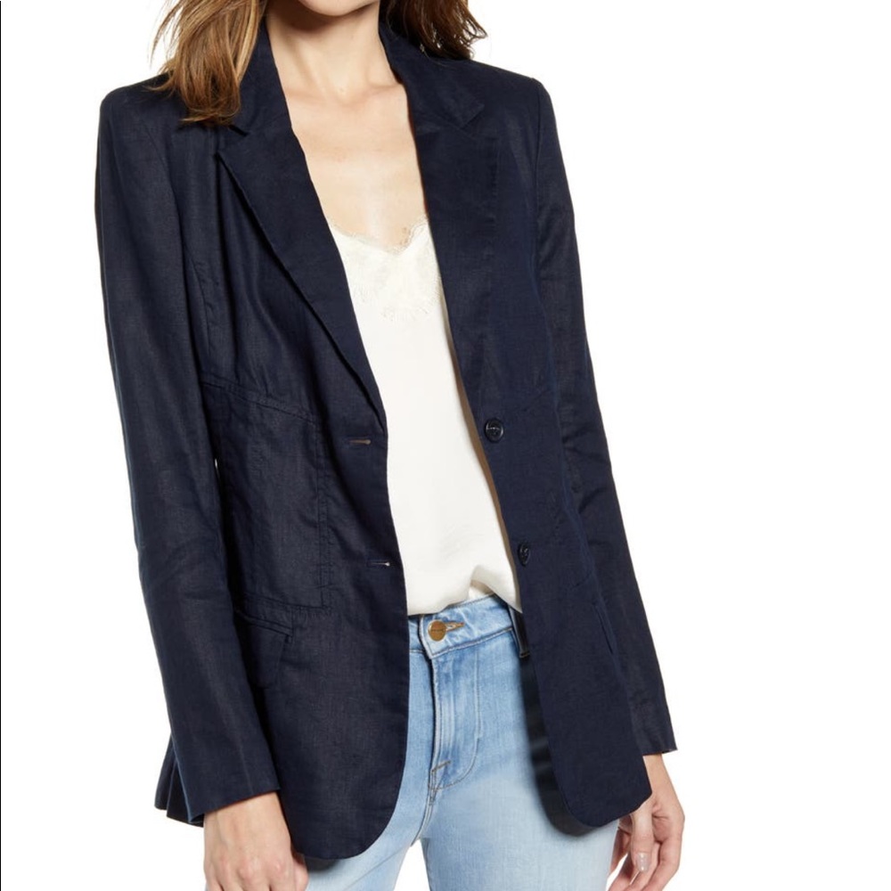 Chelsea 28 Corset Menswear Linen Blazer